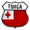 Tonga Flag Shield Sign