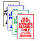 Real Estate Appraiser Parking Only All Others Will Be Towed Aluminum Metal Sign Plate