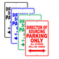 Director Of Sourcing Parking Only All Others Will Be Towed Aluminum Metal Sign Plate