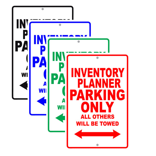 Inventory Planner Parking Only All Others Will Be Towed Aluminum Metal Sign Plate