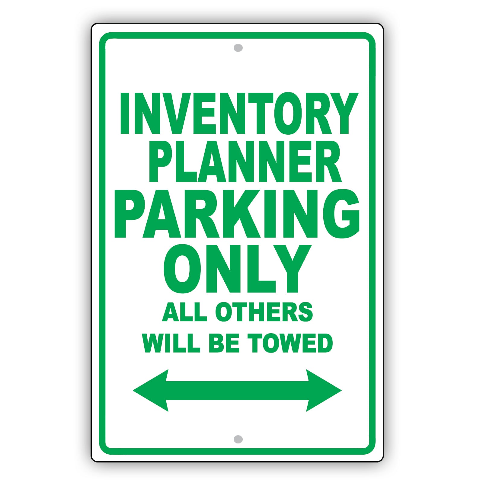 Inventory Planner Parking Only All Others Will Be Towed Aluminum Metal Sign Plate