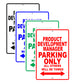 Product Development Manager Parking Only All Others Will Be Towed Aluminum Metal Sign Plate