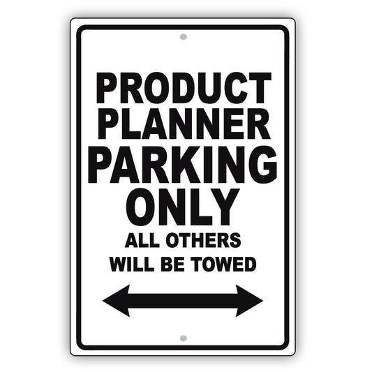 Product Planner Parking Only All Others Will Be Towed Aluminum Metal Sign Plate