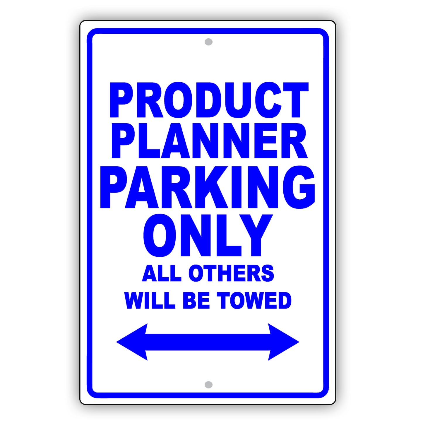 Product Planner Parking Only All Others Will Be Towed Aluminum Metal Sign Plate