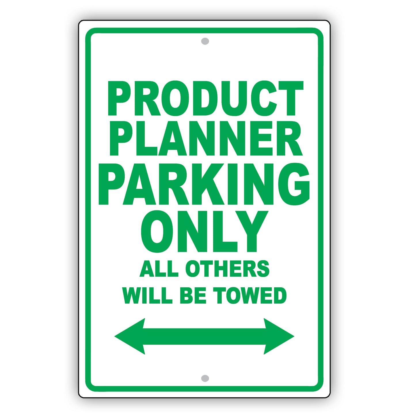 Product Planner Parking Only All Others Will Be Towed Aluminum Metal Sign Plate