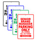 Senior Brand Manager Parking Only All Others Will Be Towed Aluminum Metal Sign Plate