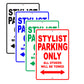 Style Parking Only All Others Will Be Towed Aluminum Metal Sign Plate