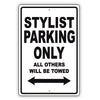 Style Parking Only All Others Will Be Towed Aluminum Metal Sign Plate