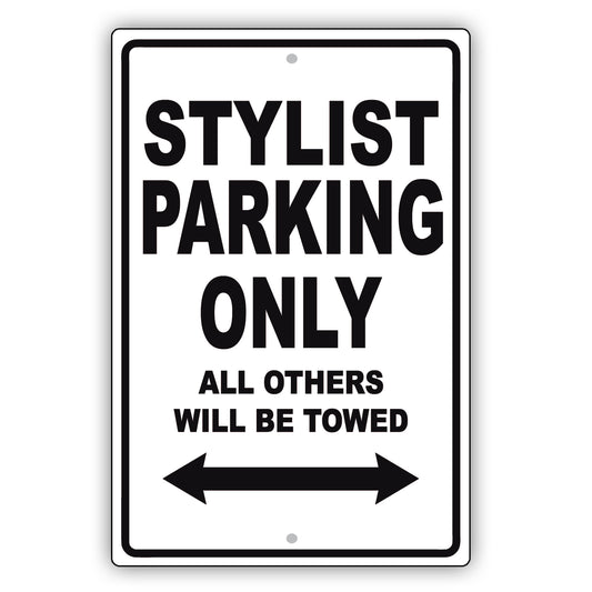 Style Parking Only All Others Will Be Towed Aluminum Metal Sign Plate