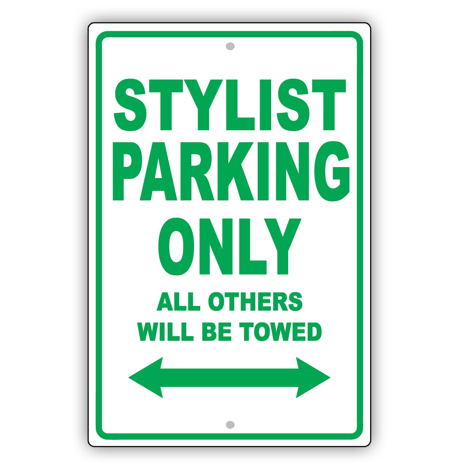 Style Parking Only All Others Will Be Towed Aluminum Metal Sign Plate