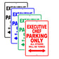 Executive Chef Parking Only All Others Will Be Towed Aluminum Metal Sign Plate