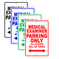 Medical Examiner Parking Only All Others Will Be Towed Aluminum Metal Sign Plate
