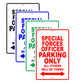 Special Forces Officer Parking Only All Others Will Be Towed Aluminum Metal Sign Plate