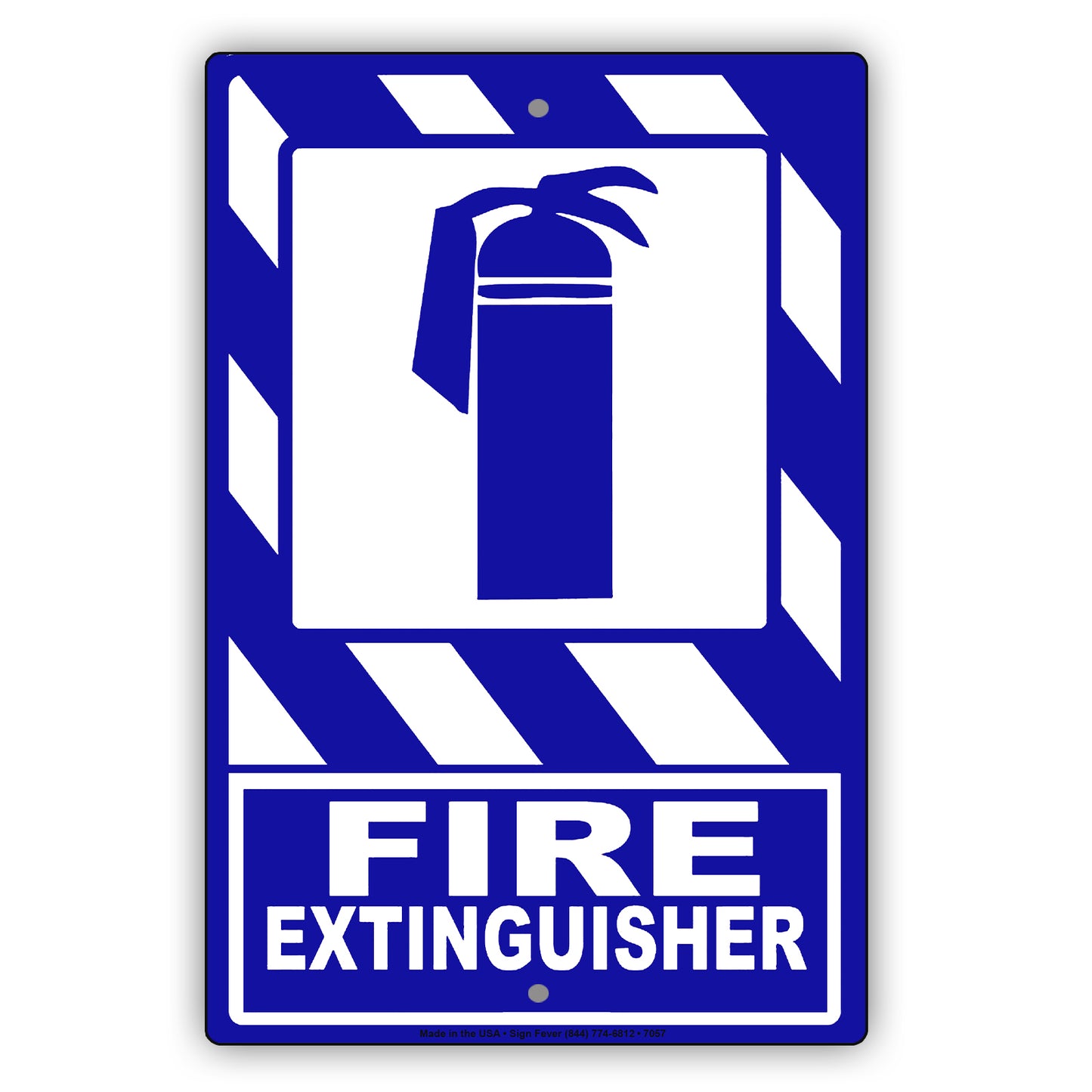 Fire Extinguisher Safety Protection Emergency Aluminum Metal Sign Plate