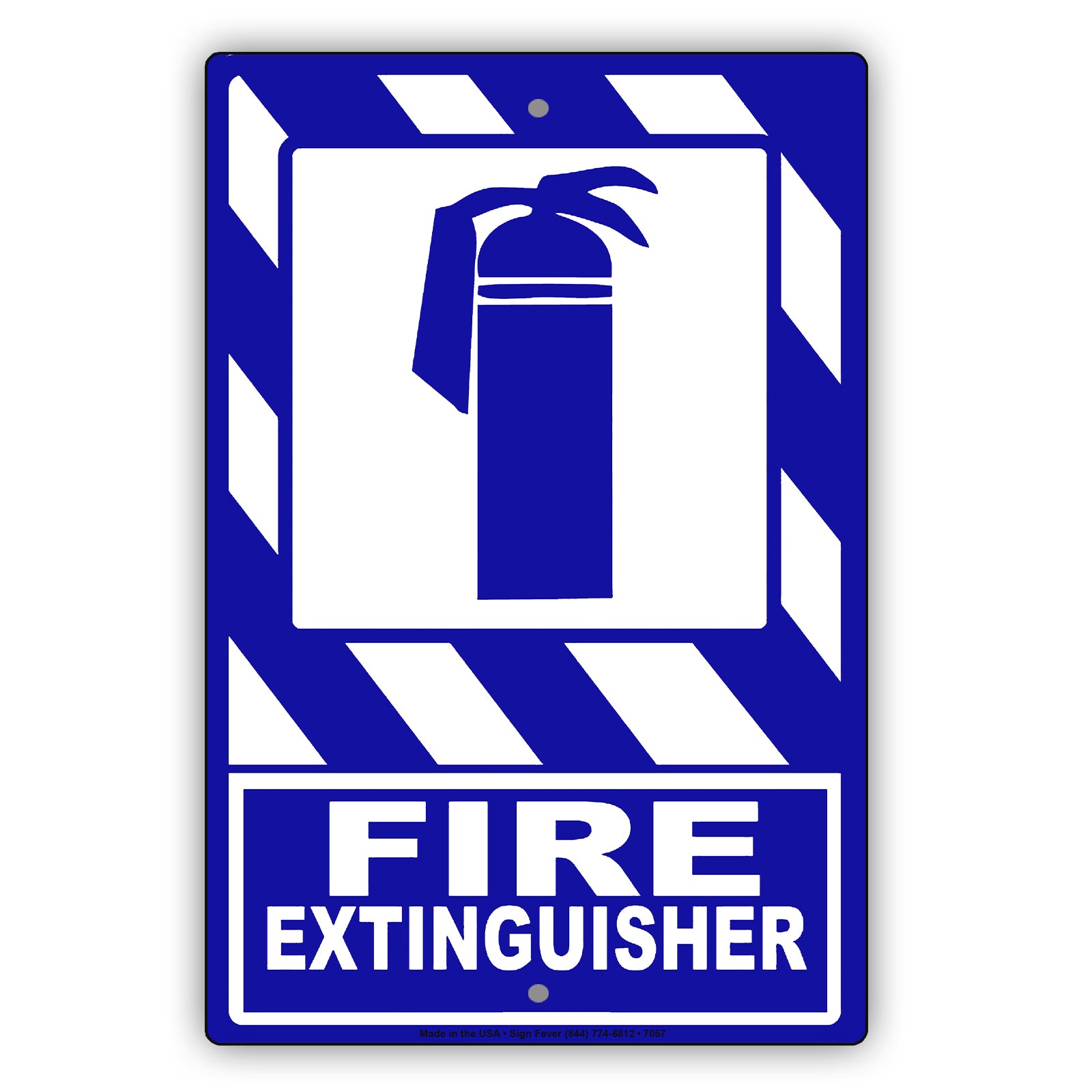 Fire Extinguisher Safety Protection Emergency Aluminum Metal Sign Plate