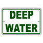 Deep Water Dangerous Ocean Diving Aluminum Metal Sign Plate