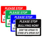 Please Stop Bullying Now! Don't Be Afraid To Stand Up & Speak Out Strictly Prohibited Aluminum Metal Sign Plate