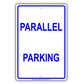Parallel Car Parking Lot Area Basement Vehicle Garage Aluminum Metal Sign Plate