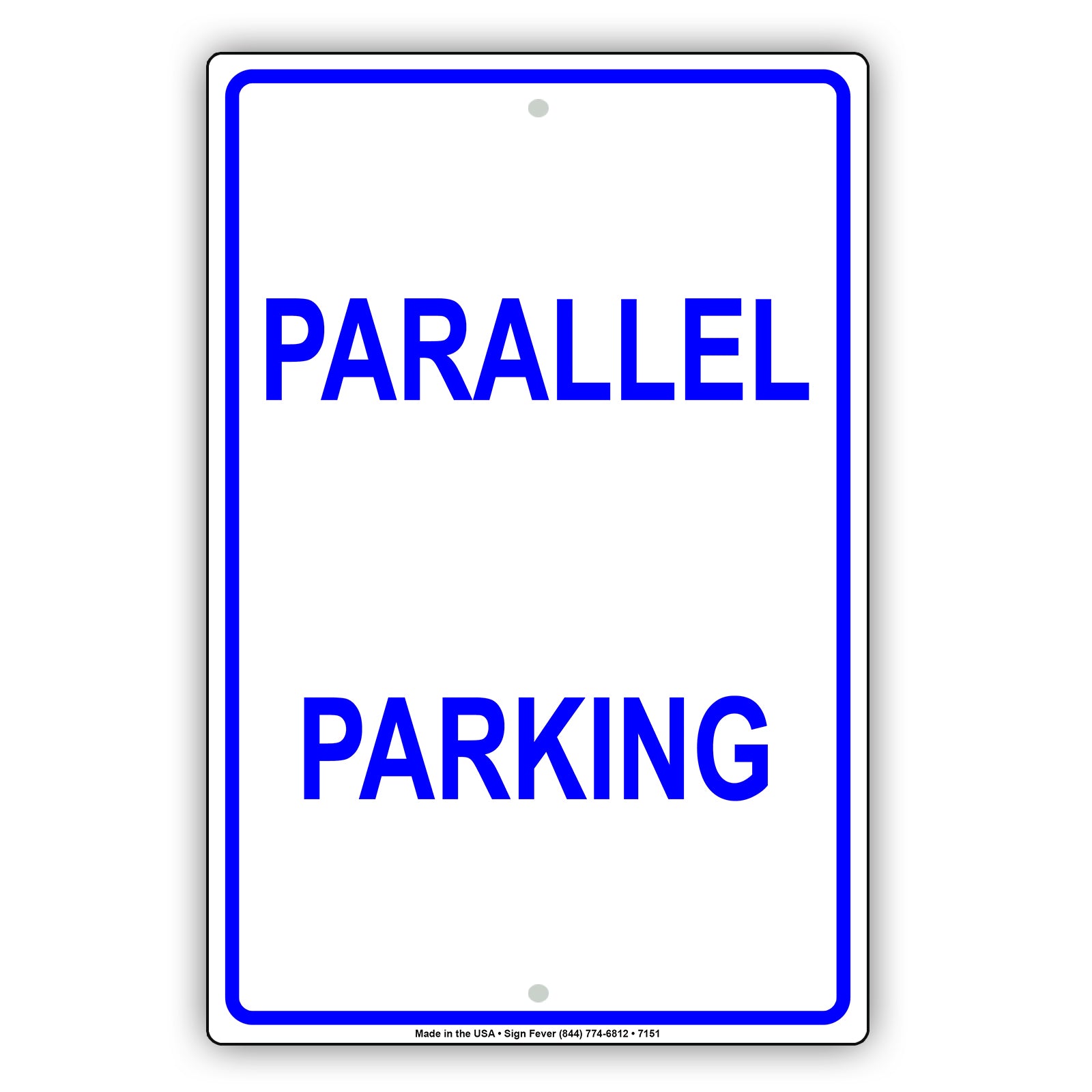 Parallel Car Parking Lot Area Basement Vehicle Garage Aluminum Metal Sign Plate