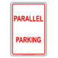 Parallel Car Parking Lot Area Basement Vehicle Garage Aluminum Metal Sign Plate