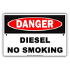 Osha Danger Diesel No Smoking Safety Protocol Alert Caution Warning Notice Aluminum