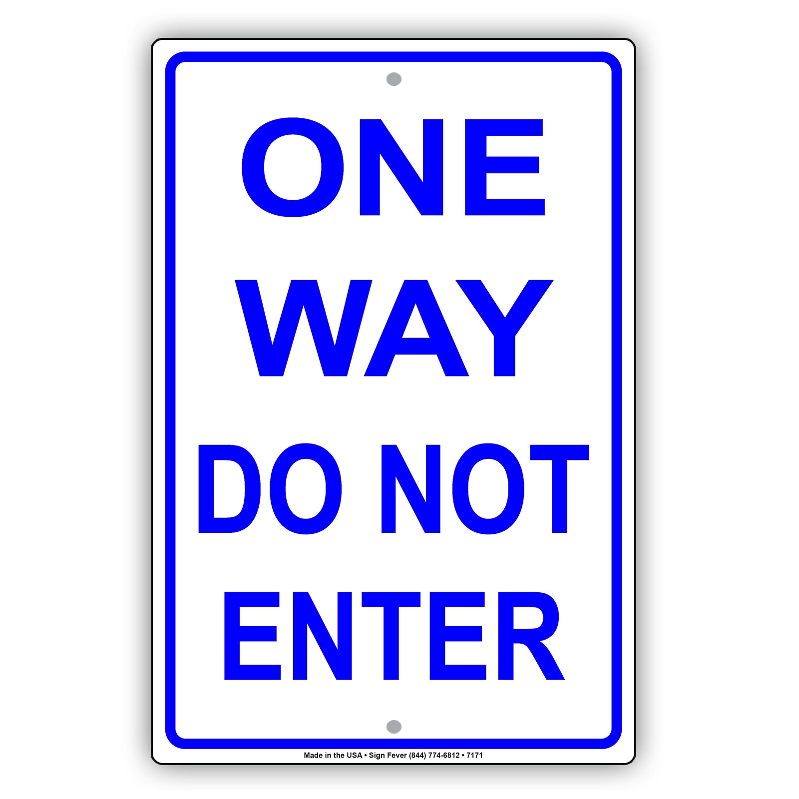 One Way Do Not Enter Strictly Prohibited Restriction Alert Caution Notice Aluminum Metal Sign Plate