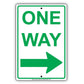One Way Right Arrow Road Highway Traffic Market Notice Aluminum Metal Sign Plate