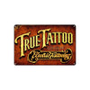 True Tattoo London Electric Tattooing Vintage Retro Decor Wall Body Art Shop Bar Aluminum