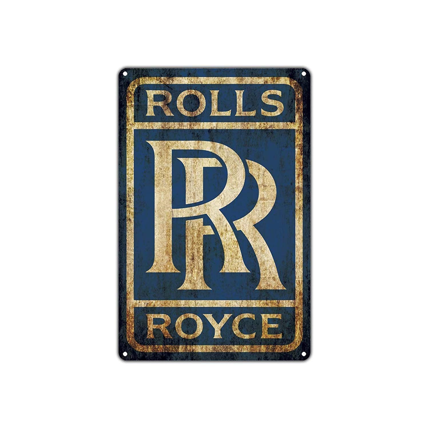 Rolls Royce RR Car Brand Make Vintage Retro Wall Decor Art Shop Man Cave Bar Garage Aluminum