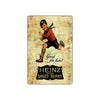 Heinz Oven Baked Beans Good For Him! Canned Food Vintage Retro Wall Decor Art Shop Aluminum