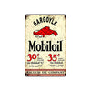 Gargoyle Mobiloil Vacuum Oil Company Novelty Vintage Retro Wall Decor Art Shop Mart Aluminum