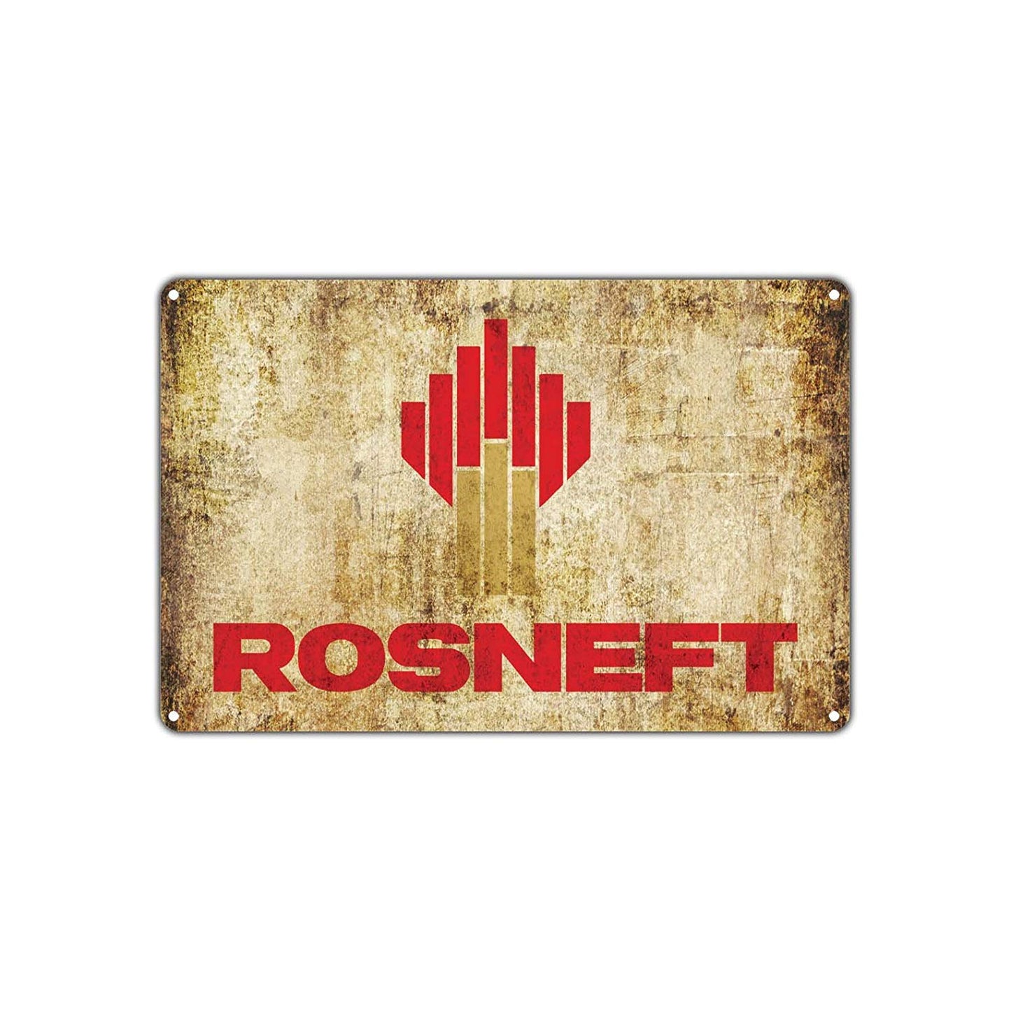 Rosneft Oil Company Auto Car Truck Vintage Retro Wall Decor Art Shop Store Man Garage Aluminum