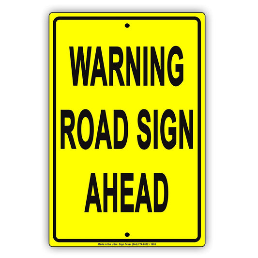 Warning Rough Road Major Ahead Highway Slow Down Caution Alert Aluminum