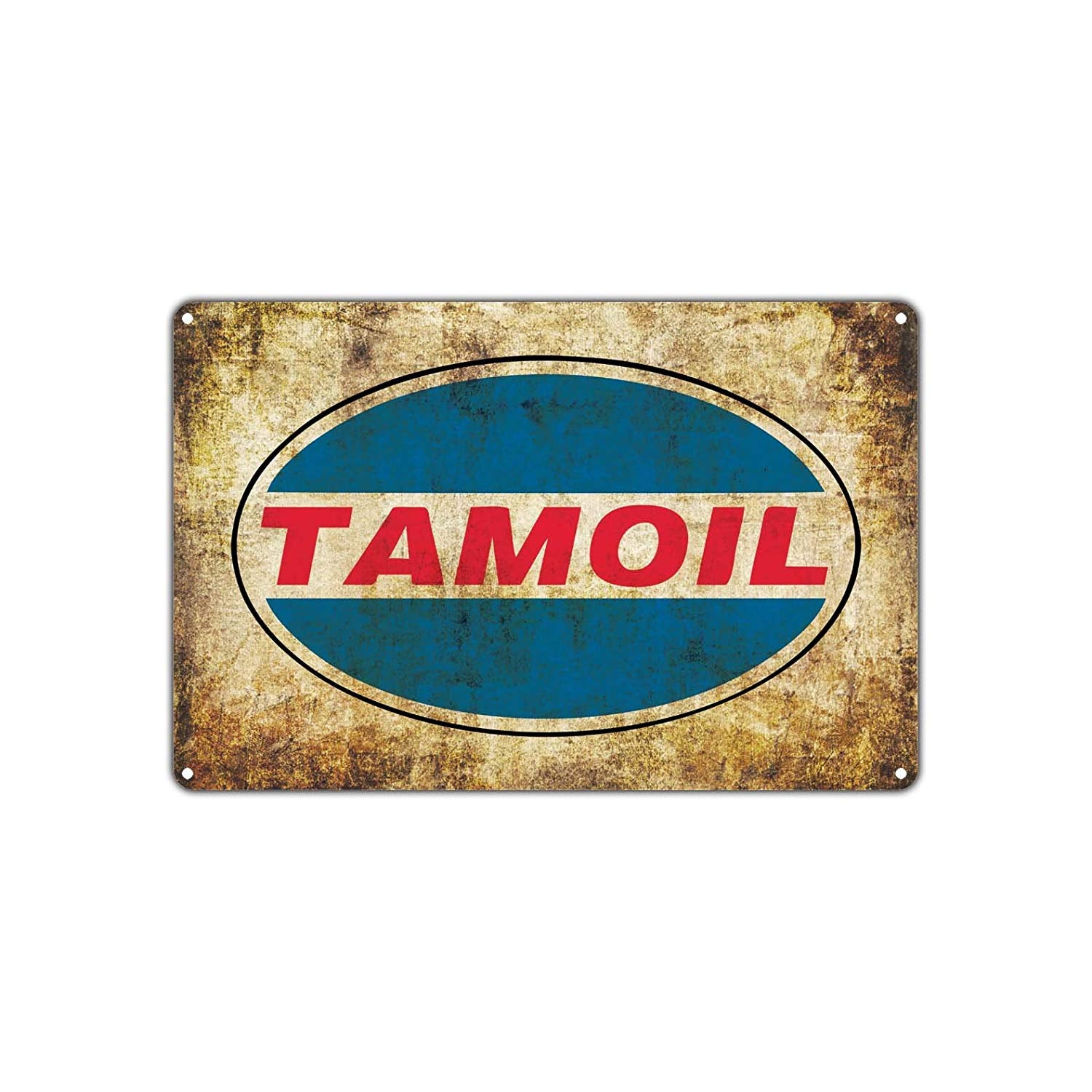 Tamoil Petroleum Auto Gasoline Oil Gas Station Retro Retro  Wall Decor Art Man Cave Aluminum