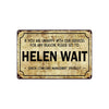 Helen Wait Senior Complaint Management Specialist Services Vintage Retro Wall Decor Art Aluminum