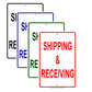 Shipping & Receiving Parking Only Aluminum Decor Garage Sign