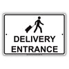 Delivery Entrance Post Office Street Road Aluminum Metal Sign Plate