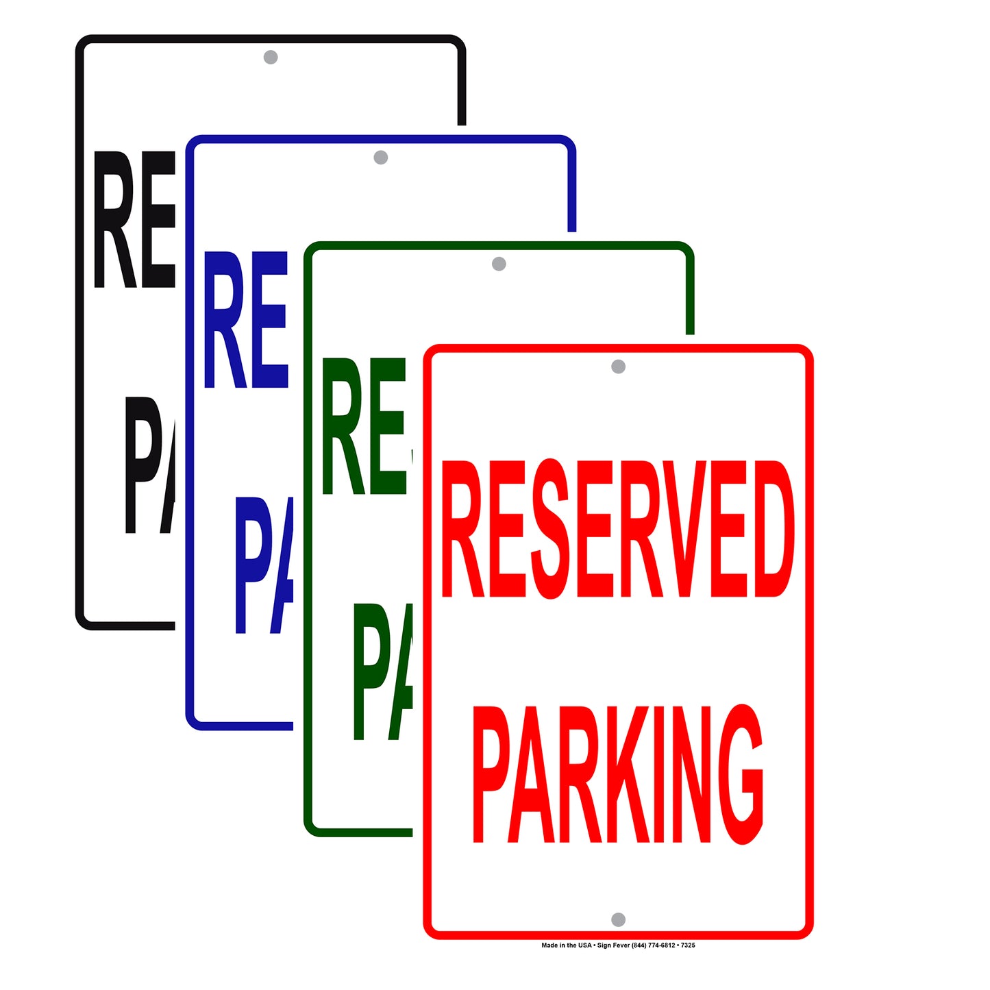 Reserved Parking Private Property Novelty Notice Aluminum Metal Sign Plate