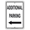 Additional Parking Aluminum Decor Garage Sign