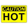 Caution Hot Sign