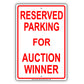 Reserved Parking For Accountant Do Not Park Your Car Private Property Aluminum Metal Sign Plate