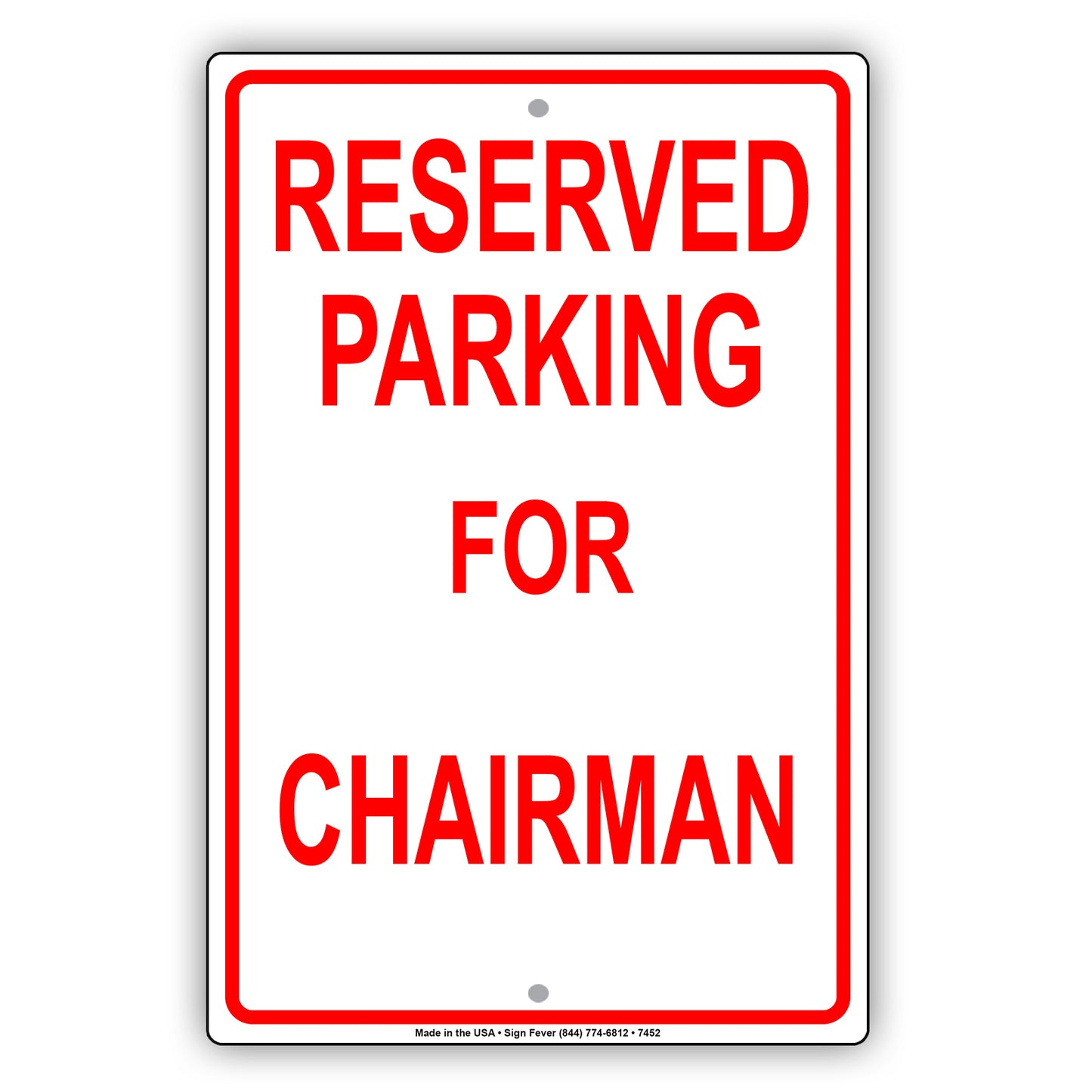 Reserved Parking For The Cardinals All Others Will Be Towed Aluminum Metal Sign Plate