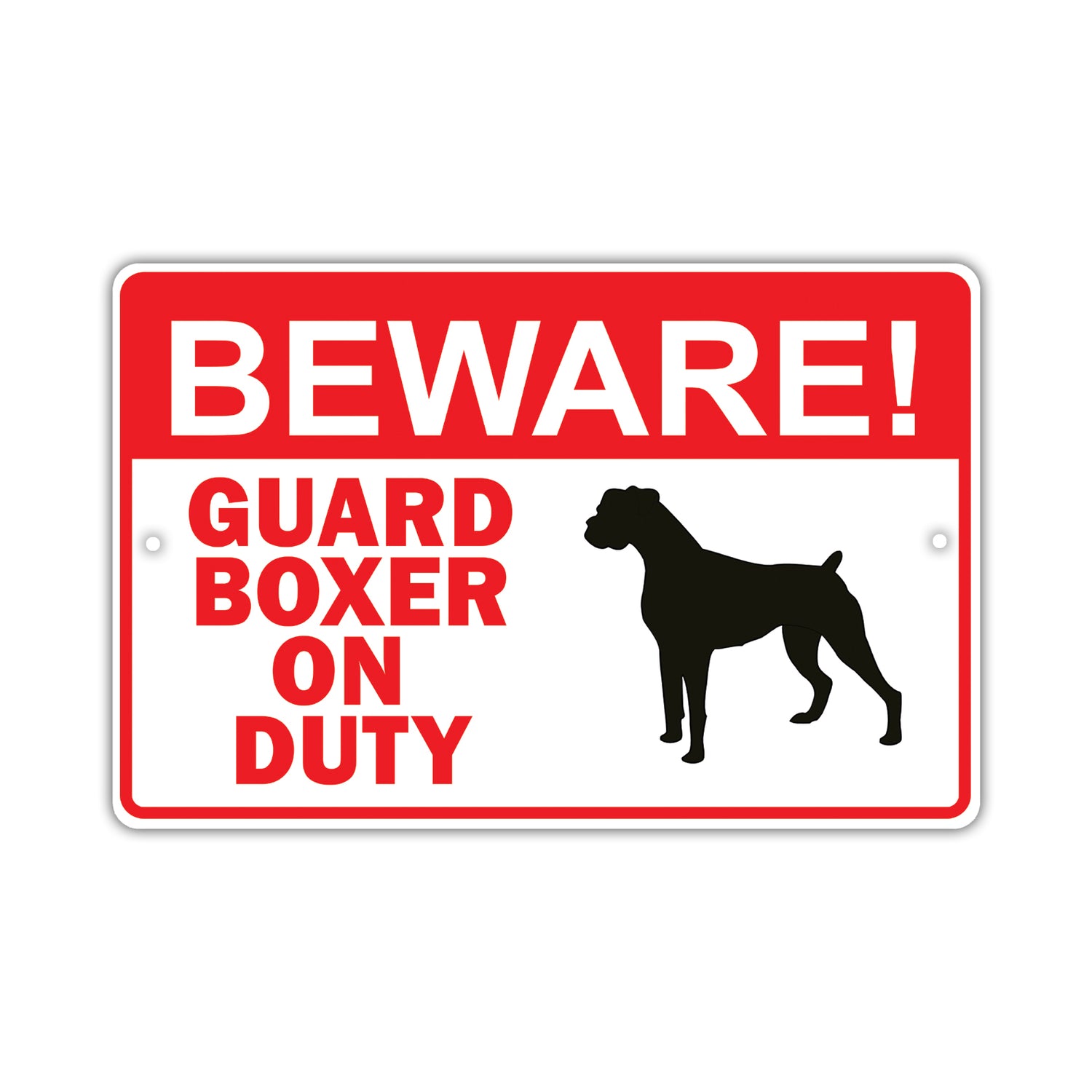 Boxer Dog Breed Signs