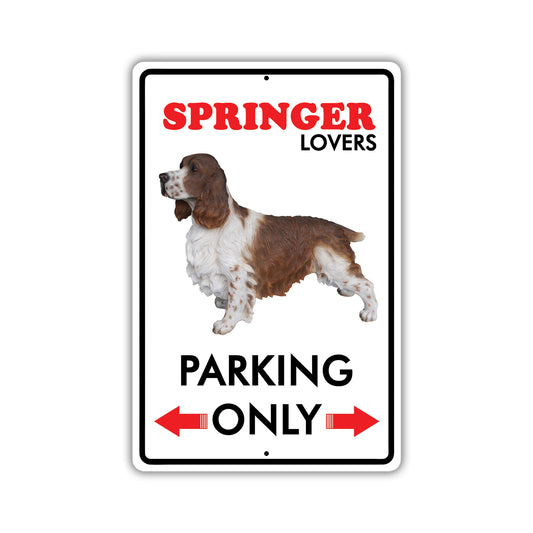 Beware! Guard Springer On Duty Dog Sign
