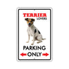 Beware! Guard Terrier On Duty Dog Sign