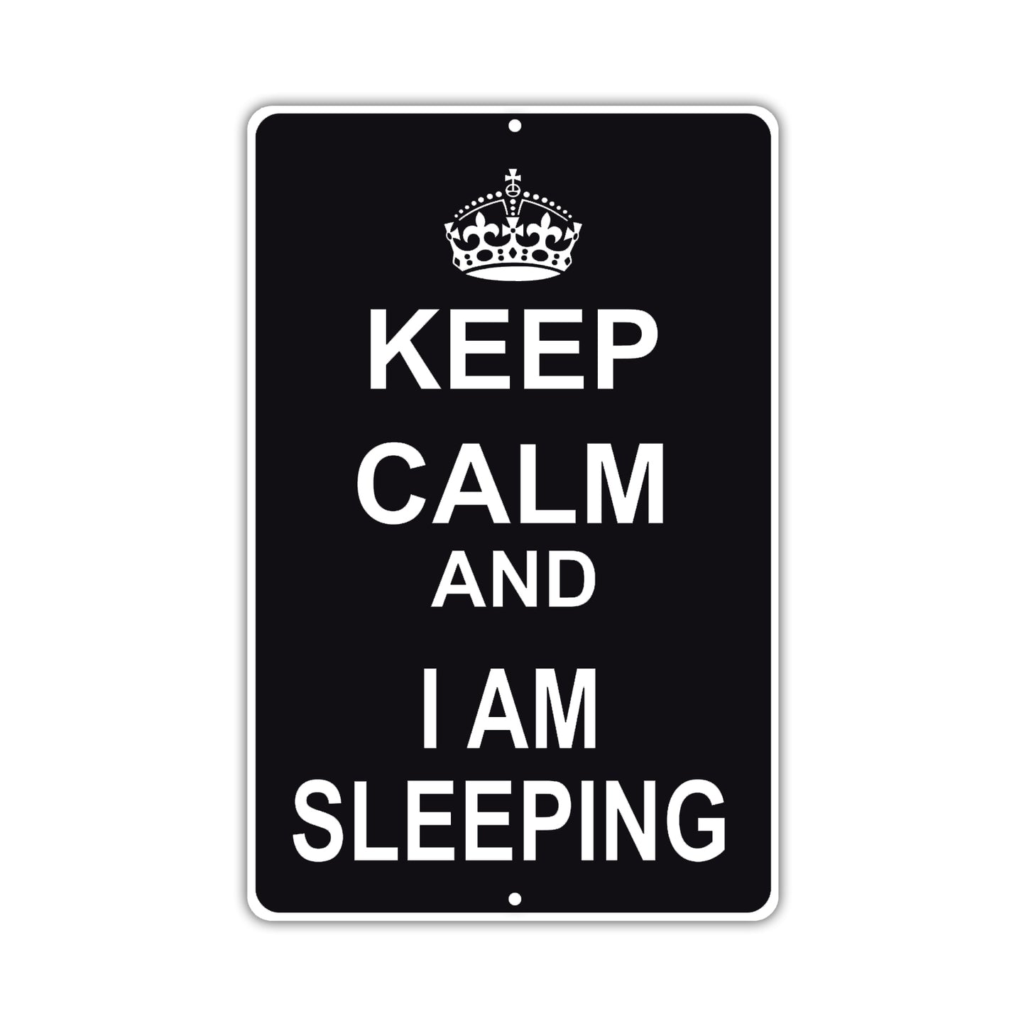 Keep Calm And I Am Sleeping With Humor Jokes Funny Gags Novelty Caution Alert Warning Aluminum Sign