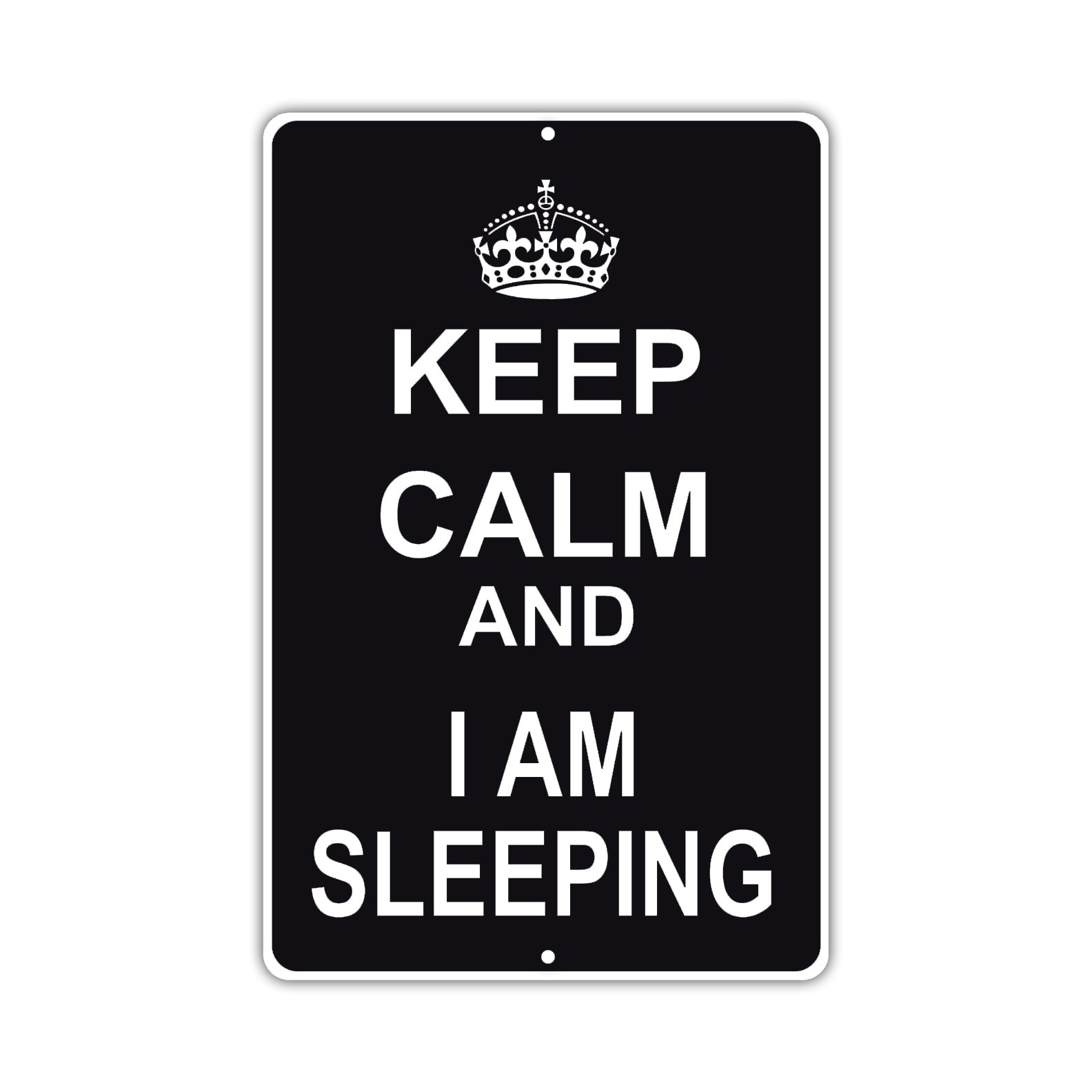 Keep Calm And I Am Sleeping With Humor Jokes Funny Gags Novelty Caution Alert Warning Aluminum Sign