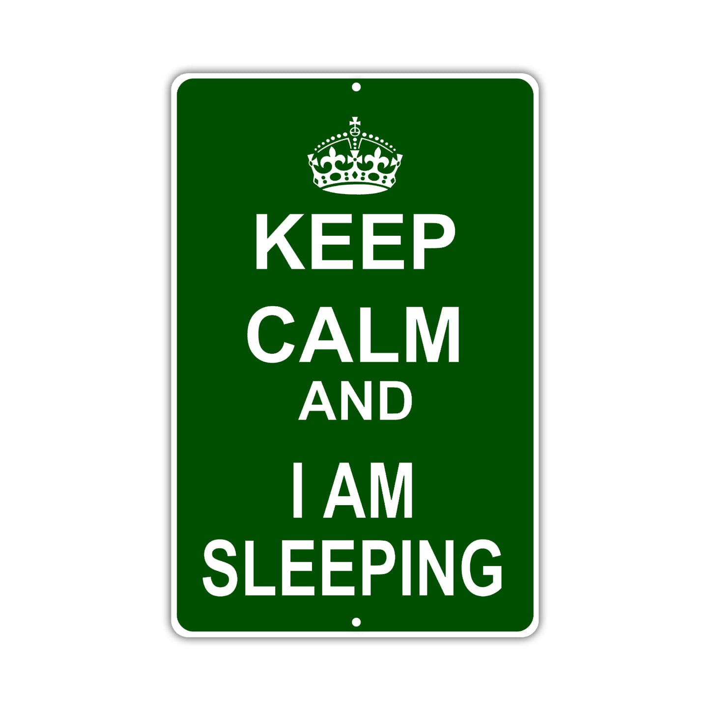 Keep Calm And I Am Sleeping With Humor Jokes Funny Gags Novelty Caution Alert Warning Aluminum Sign