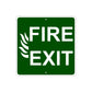 Fire Exit Fire Fighter Emergency Aluminum Metal Sign Plate