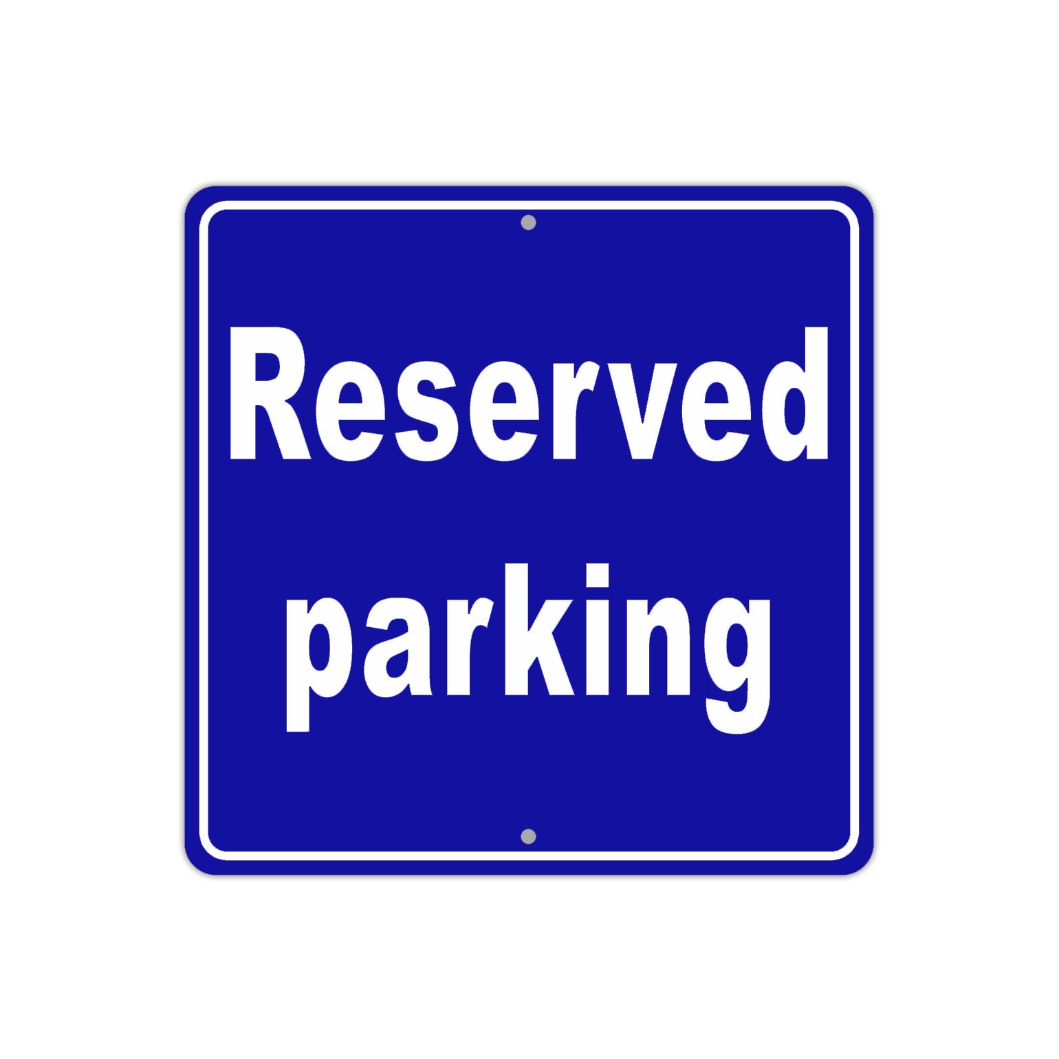 Reserved Parking Vehicle Towed | Metal Square Sign - Sign Fever